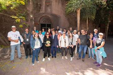 El Cabildo organiza recorridos por este monumento natural para dar a conocer su historia y sus riquezas (Foto TA)